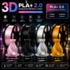 25fbb546-9d9e-4862-9f54-602a563ab011 PLA+ 2.0 3D Printer Filament 1.75mm 250g - Premium Quality, Smooth Printing, Strong Layer Adhesion, Great for Models