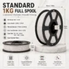 8fc82972-62b3-487a-83ab-d02667c13cfb HELOLAND Marble White PLA Plus Filament 1.75mm 1KG, Stone Speckled 3D Printer Filament with Smooth Extrusion, Low Warping and Clean Layer Finish for Sculptures, Vases, Home Decor, Models, Crafts and FDM Printers