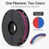 ChatGPT Image 2026年5月11日 18_47_17 (2) Red Blue Dual Color PLA+ 2.0 Filament | 1.75mm Diameter,1KG Net Weight Print 2 in 1 Spool,No More Spool Swaps Perfect for FDM 3D Printers