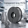 Transparent PETG Filament 1.75mm 1kg Spool - High Clarity, Smooth Printing , Gray / Pink Options (复制) (复制) (复制)