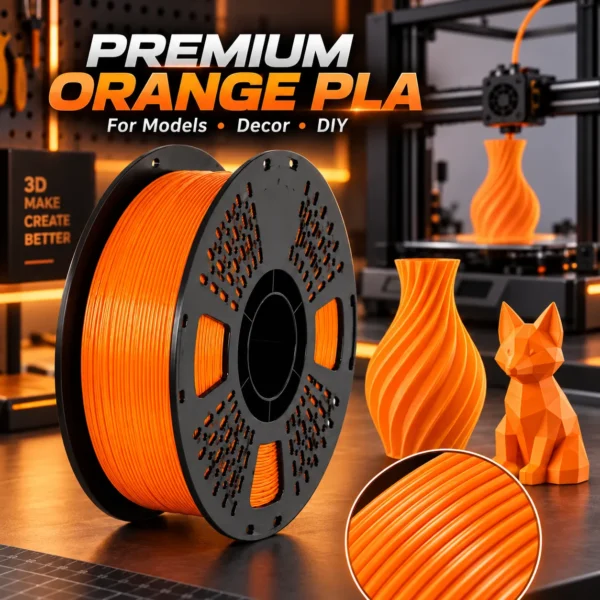 ChatGPT Image 2026年9月8日 13_11_08 (2) HELOLAND PLA+2.0 3D Printer Filament 1.75mm, 1KG/2.2LB Vibrant Orange PLA Filament, ±0.02mm Accuracy, Smooth High-Speed Printing for Models, Crafts, Prototypes, Home Decor & DIY Projects